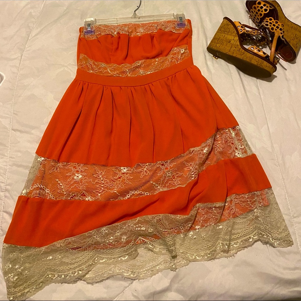 Size 3 juniors Strapless dress